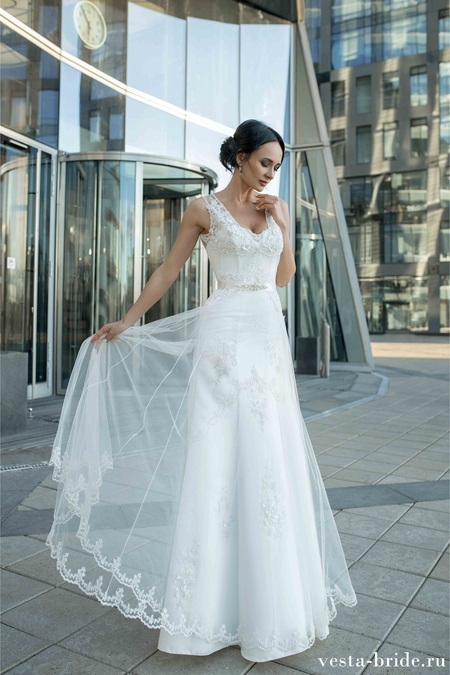 Кружевное свадебное платье трансформер  Amanda